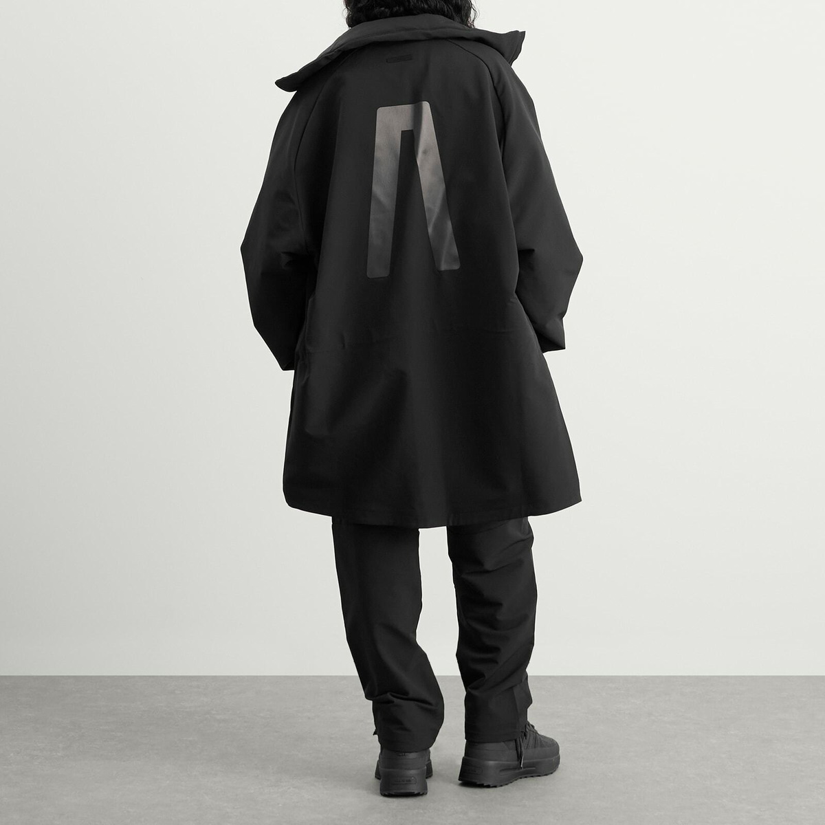 Adidas x FOG adidas x Fear Of God Athletics Brushback Woven Storm Jacket in Black