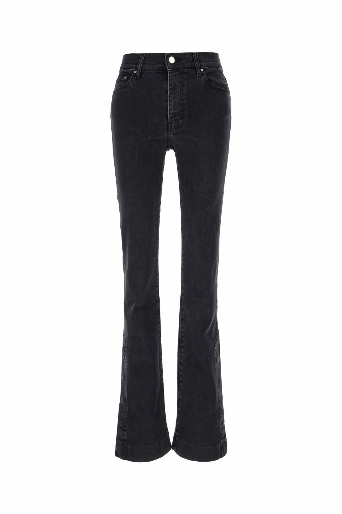 AMIRI - High Rise Denim Wide Jeans Amiri
