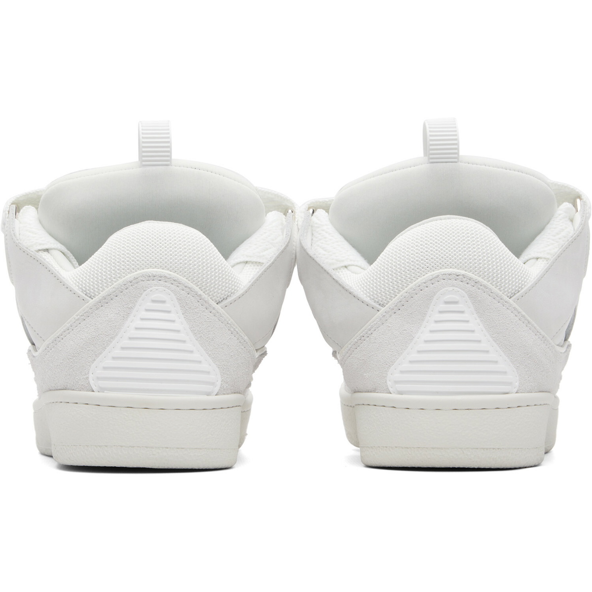 Lanvin White Curb Sneakers