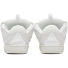 Lanvin White Curb Sneakers