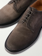 Officine Creative - Hopkins Flexi 208 Suede Derby Shoes - Brown