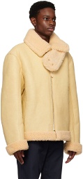 Axel Arigato Yellow Index Shearling Jacket