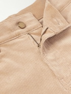 Agnona - Straight-Leg Stretch-Cotton Corduroy Trousers - Neutrals