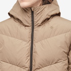 Goldwin Men's Down Parka Jacket in Desert Taupe