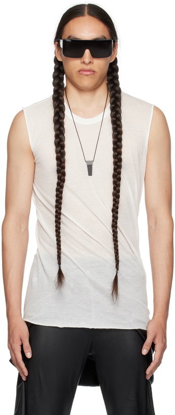 Photo: Rick Owens White Basic Tank Top