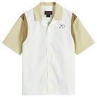 Air Jordan Women's Button Up Shirt in Sail/Team Gold