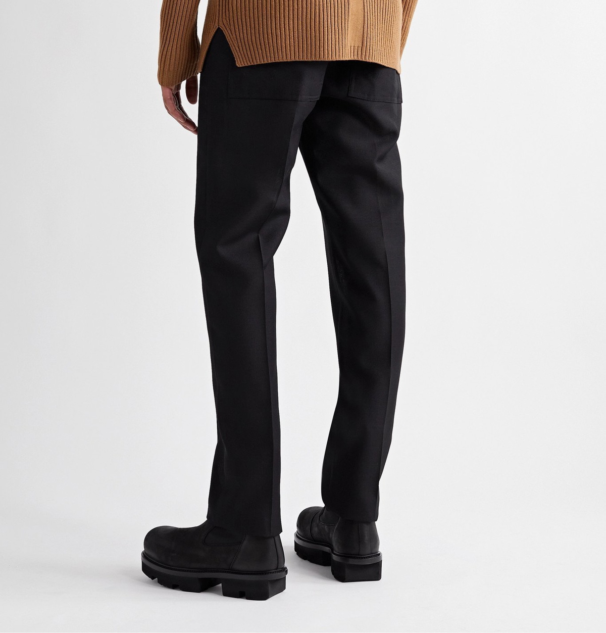 RICK OWENS - Astaires Slim-Fit Pleated Virgin Wool and Mohair