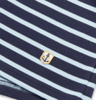 Armor Lux - Striped Cotton-Jersey T-Shirt - Blue