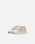 Pinko Suede Sneakers With Logo Sand