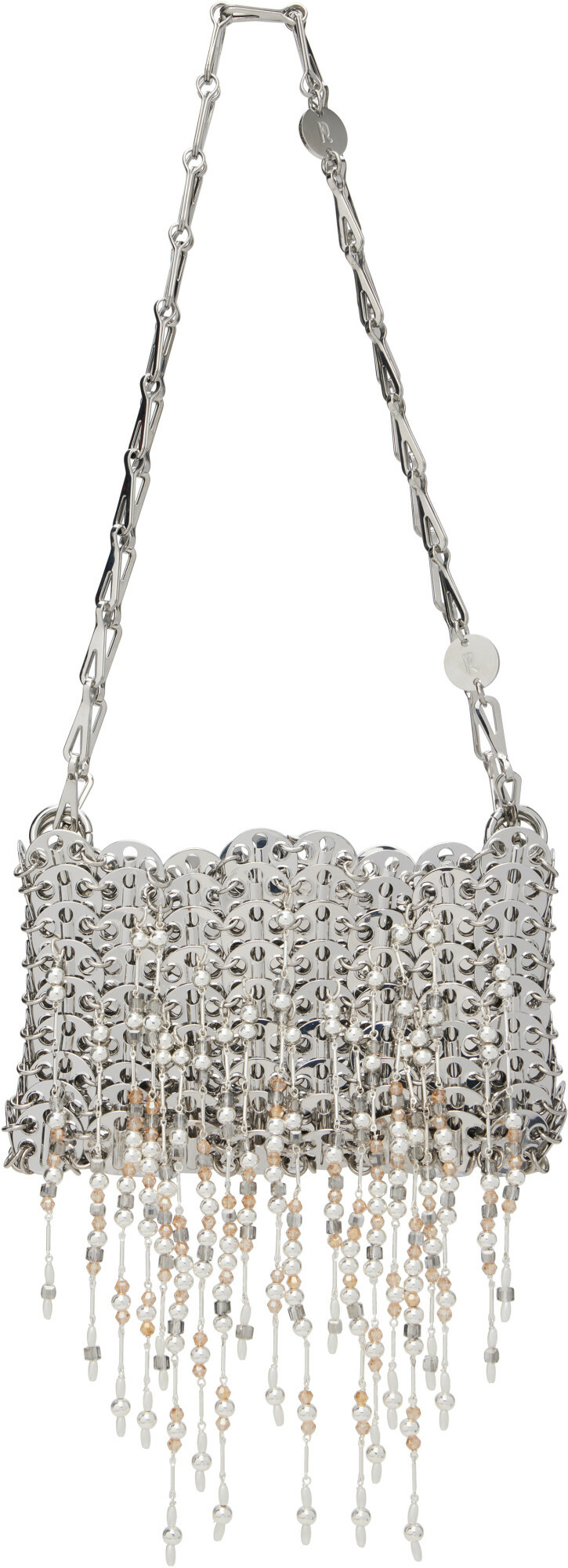 Rabanne Silver 1969 Nano Bag