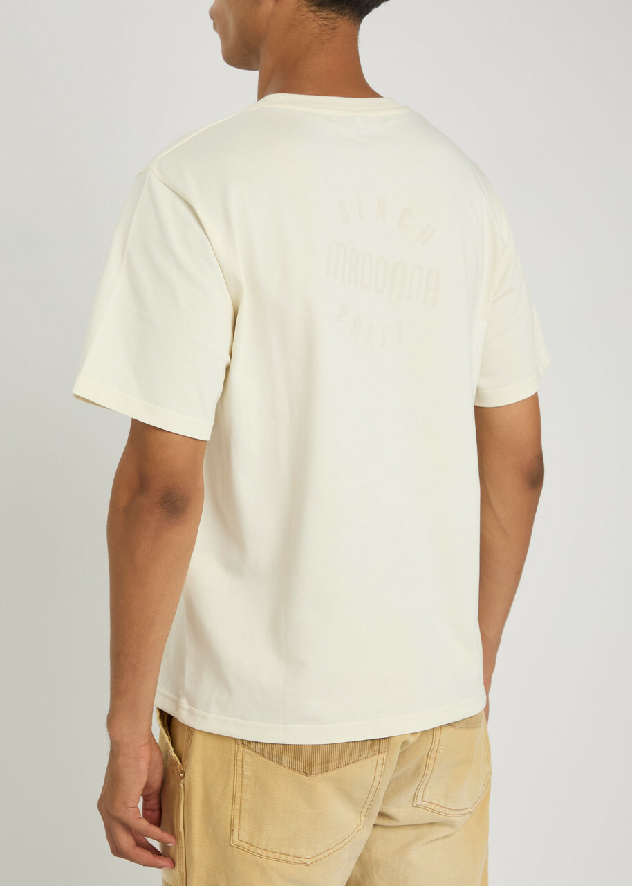 Wales Bonner Selah Printed Cotton T-shirt Ivory