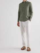 Frescobol Carioca - Antonio Linen Shirt - Green