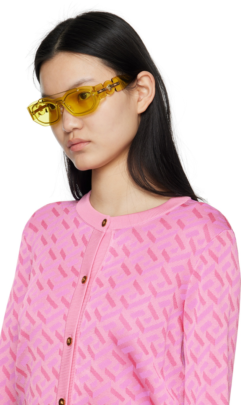 Versace shop yellow sunglasses