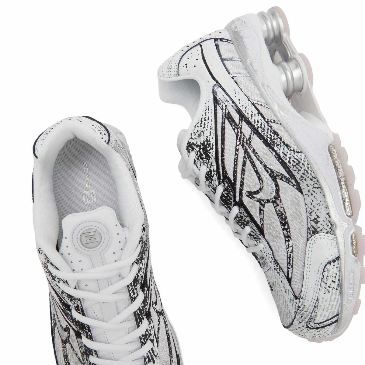 スニーカー Nike Shox Ride 2 Prm Opp3 Sneaker Nike Shox Ride 2 Opp3 Sneaker in White/Black/Gum Yellow Nike