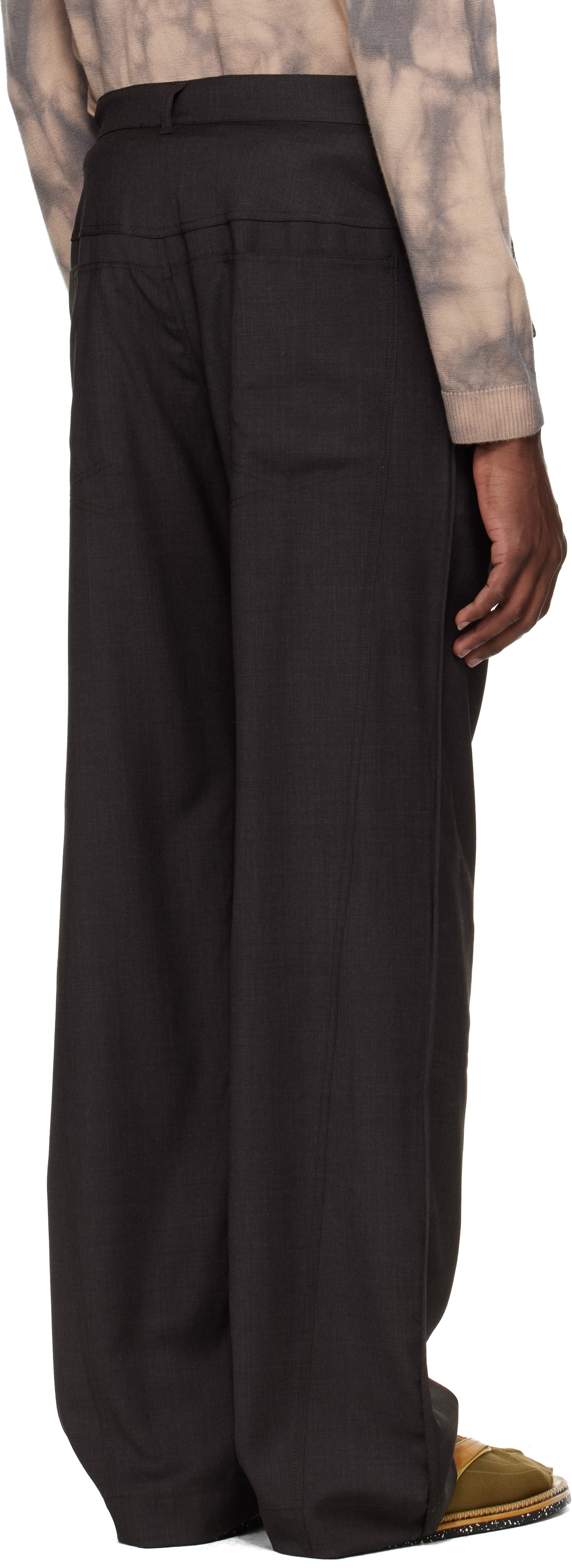 Kiko Kostadinov Brown Komlo Trousers