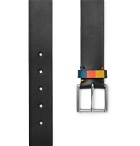 Paul Smith - 3.5cm Black Leather Belt - Black