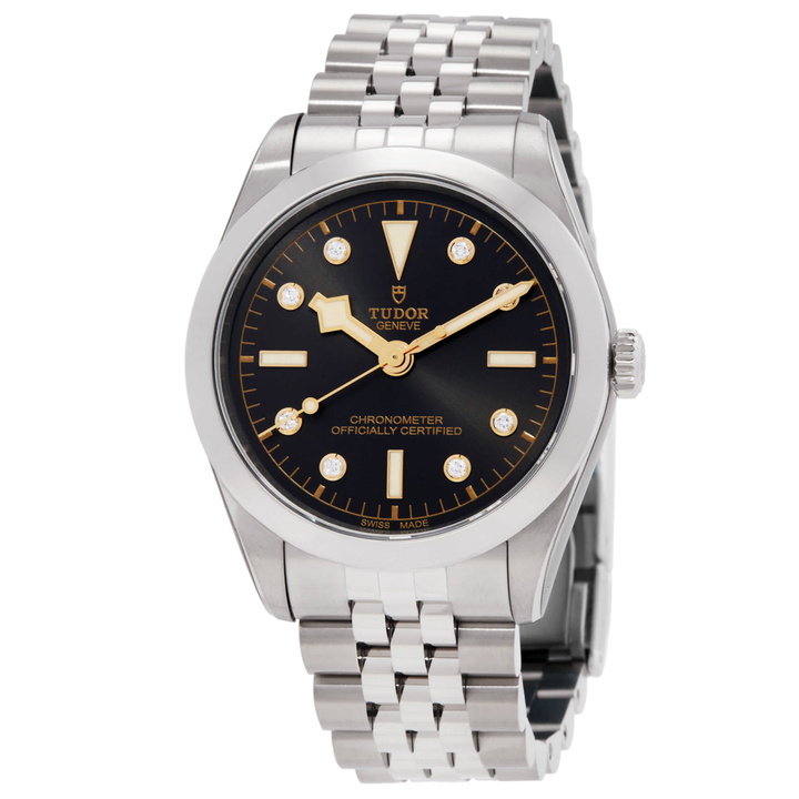 Photo: Tudor Automatic Diamond Black Dial Watch M79660-0004