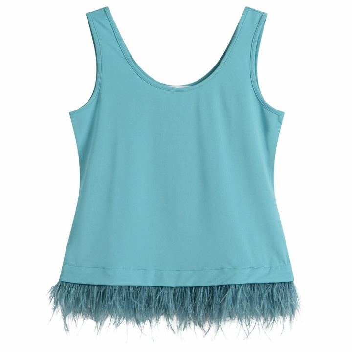 Photo: Hosbjerg Women's Esme Top in Aqua Blue