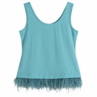 Hosbjerg Women's Esme Top in Aqua Blue