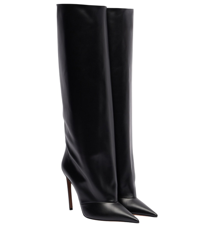 Photo: Dolce&Gabbana Leather knee-high boots
