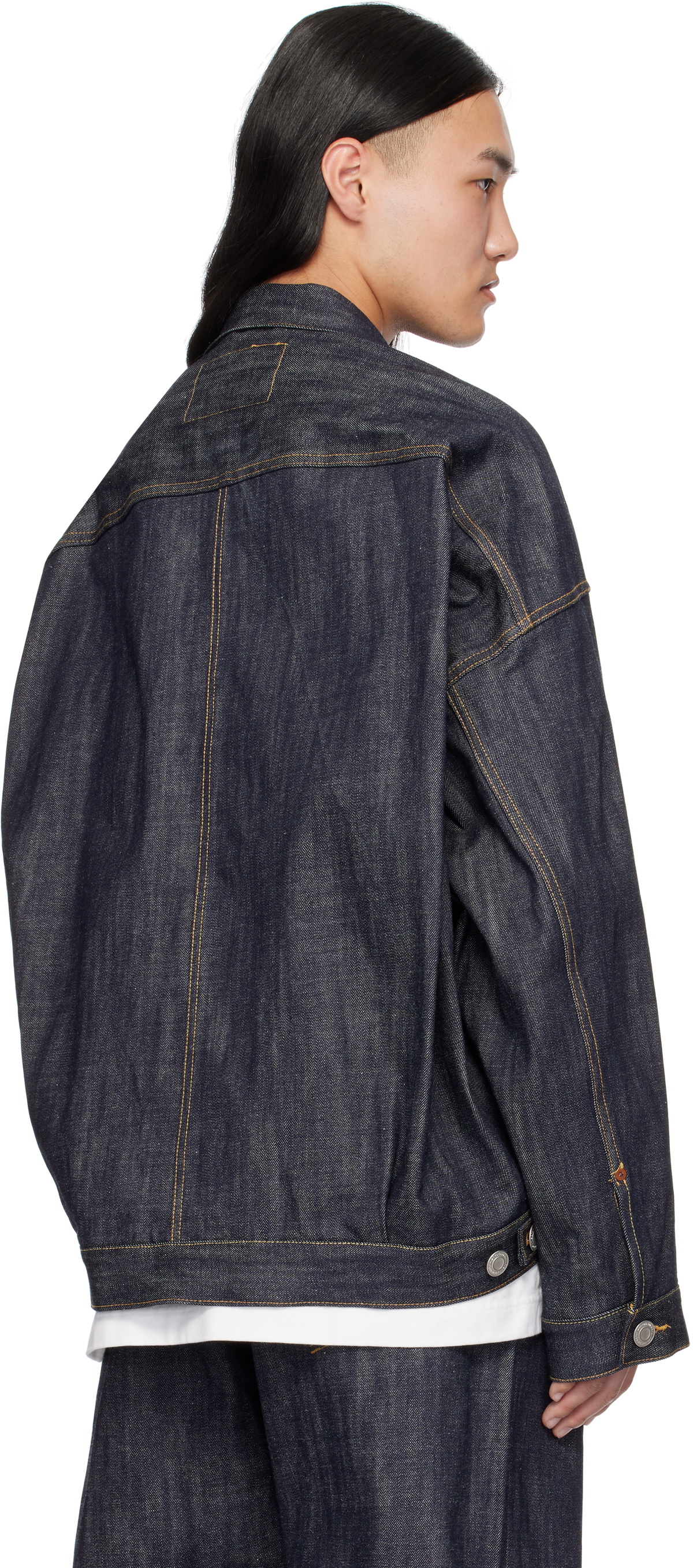 Maison MIHARA YASUHIRO Blue Selvage Denim Jacket Maison Maison MIHARA YASUHIRO Blue Selvage Denim Jacket Maison