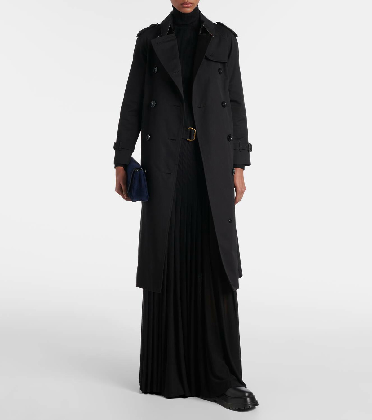 Burberry Cotton gabardine trench coat Burberry Burberry Cotton gabardine trench coat Burberry