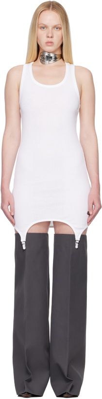 Photo: Jean Paul Gaultier White 'The White Garter' Minidress