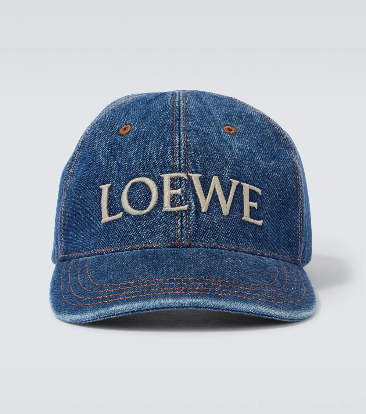 Loewe Logo denim baseball cap