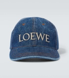 Loewe Logo denim baseball cap