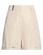 Peserico Womens Shorts & Bermuda Shorts in Beige