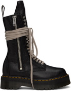 Rick Owens Black Dr. Marten's Edition Boots