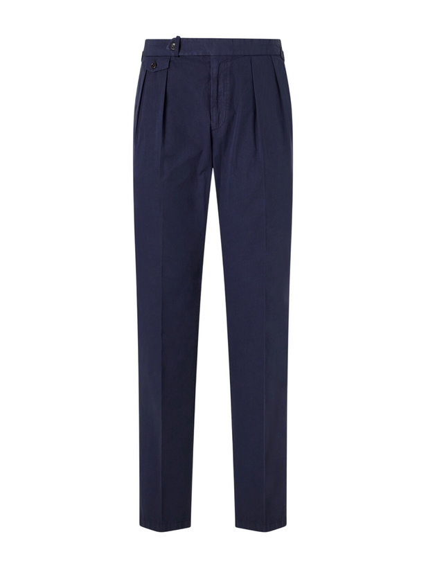 Photo: Polo Ralph Lauren - Straight-Leg Cotton Trousers - Blue