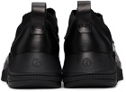 Giorgio Armani Black Paneled Chunky Sneakers
