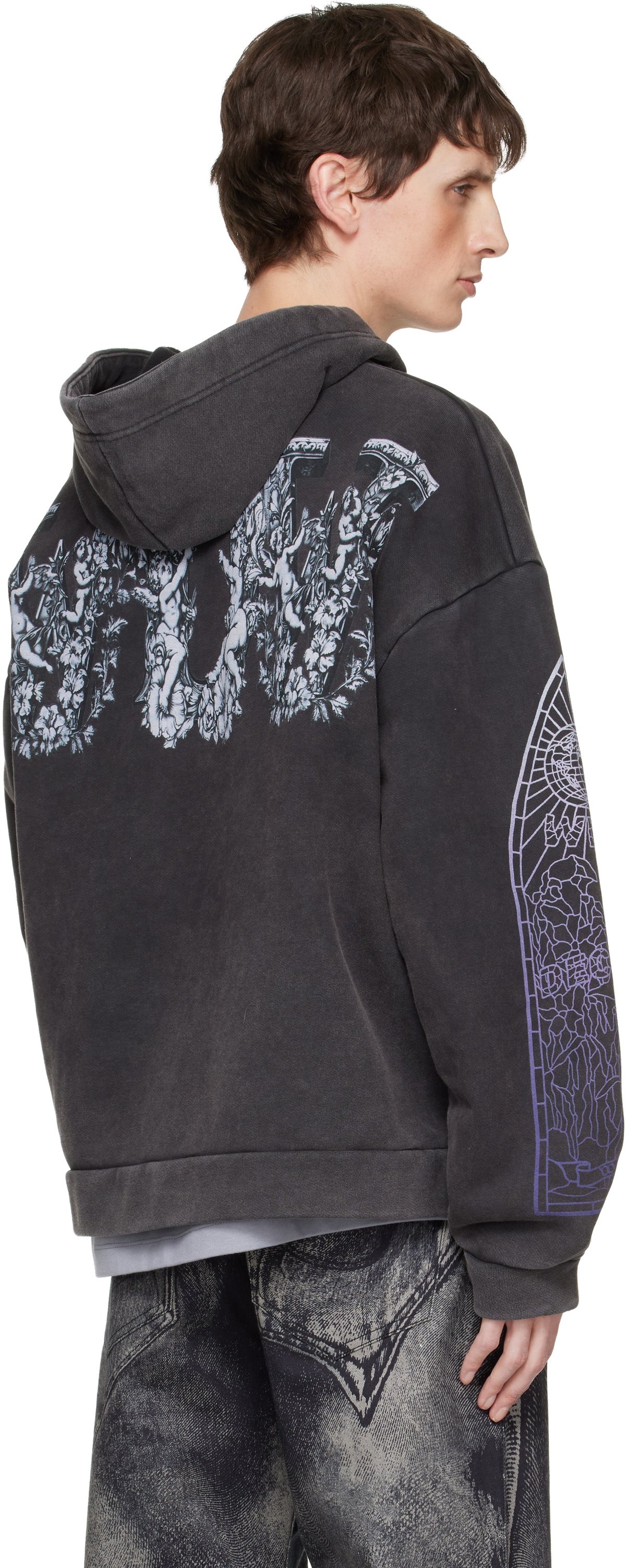Who Decides War Black Zip Up 'Sacred Being' Hoodie