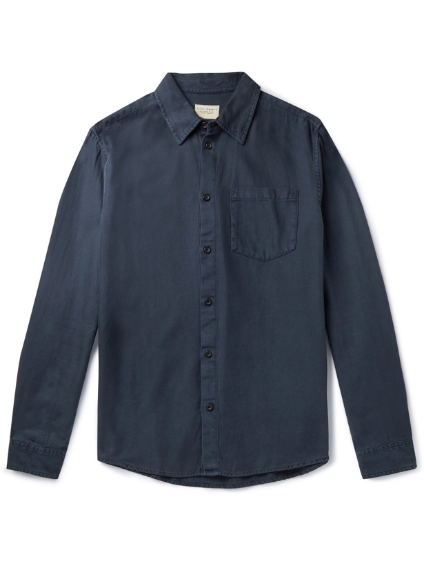 Photo: NUDIE JEANS - Chuck TENCEL Lyocell and Organic Cotton-Blend Twill Shirt - Blue - S