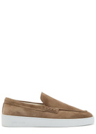 Jude Llow Jacqués Suede Loafers Taupe