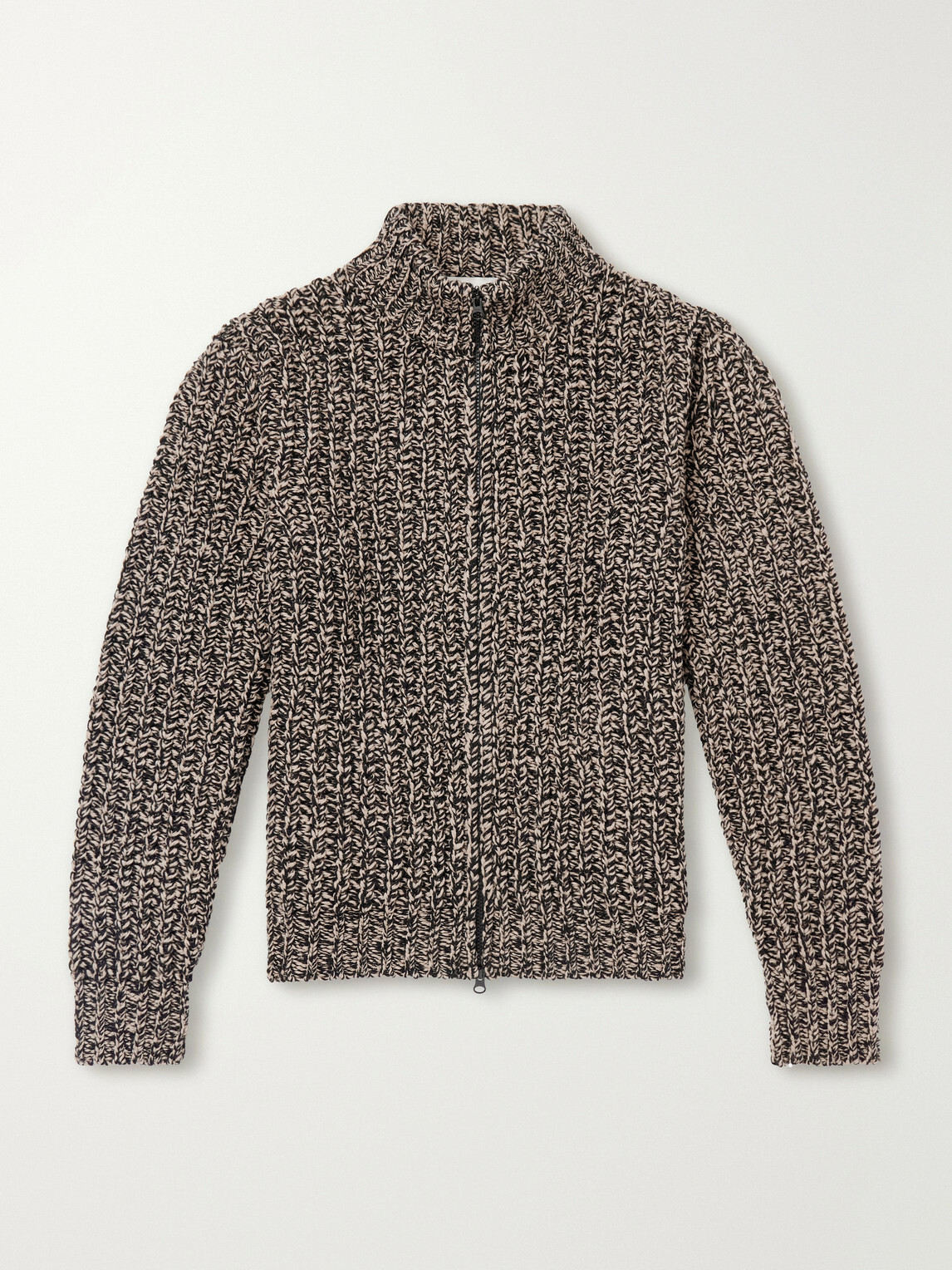 Altea - Wool-Blend Zip-Up Cardigan - Neutrals