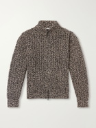 Altea - Wool-Blend Zip-Up Cardigan - Neutrals