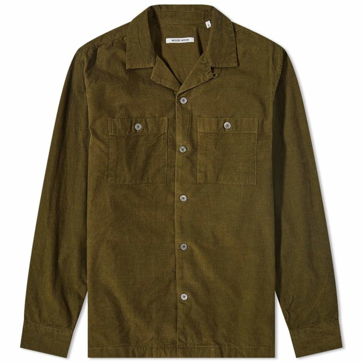 Photo: Wood Wood Dylan Waffle Corduroy Overshirt