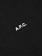 A.P.C. - Kyle Logo-Print Cotton-Jersey T-Shirt - Black