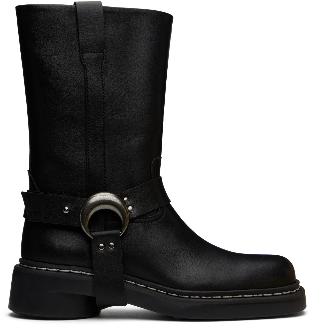 Marine Serre Leather ankle boots Marine Serre