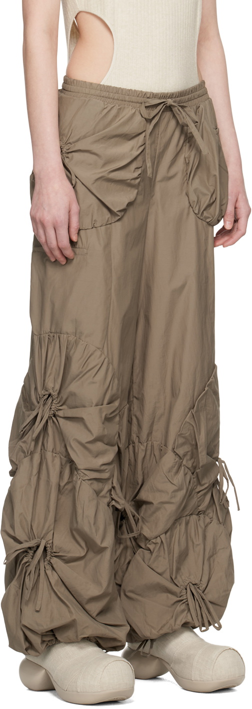 J.KIM Brown Pouch Trousers