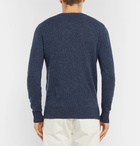 Loro Piana - Slim-Fit Mélange Baby Cashmere Sweater - Men - Navy