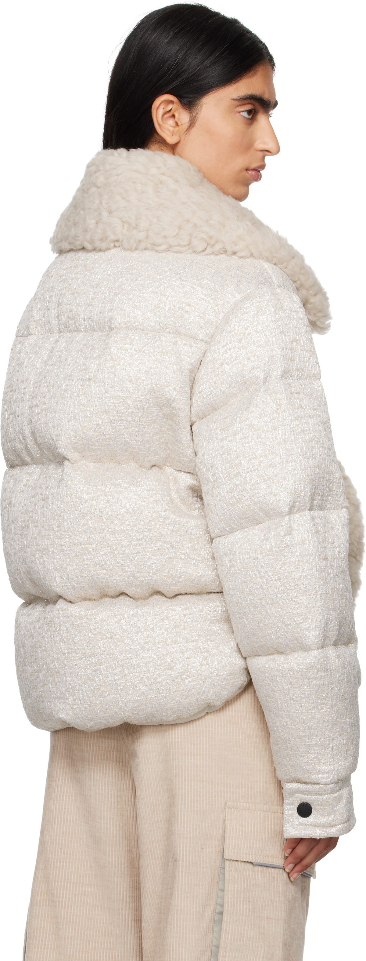 Moncler Grenoble Beige Stowe Down Jacket Moncler Grenoble