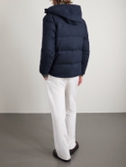 Canali - Hooded Cashmere Down Jacket - Blue
