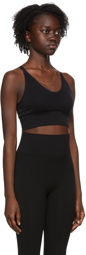 Filippa K Black Nylon Sport Bra