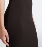 Gucci Horsebit crêpe jersey midi dress