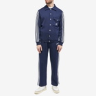 Autry Men's Knitted Sporty Track Jacket in Navy