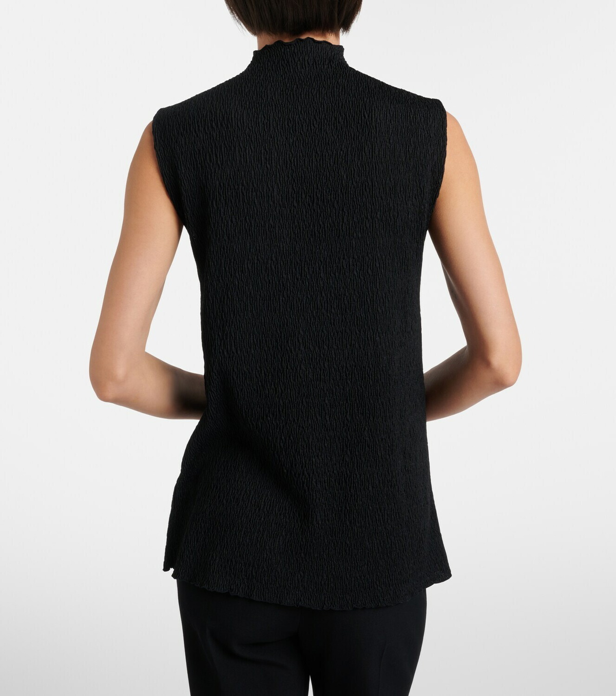 The Row Oakson knitted silk top