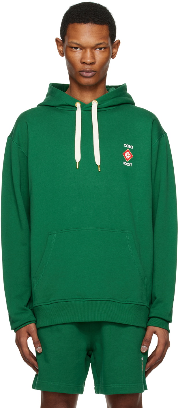 Casablanca Green 'Casa Sport' Hoodie Casablanca